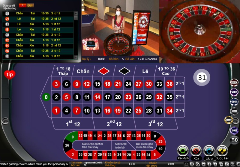 Roulette là một tựa game đình đám tại các sảnh casino hiện nay