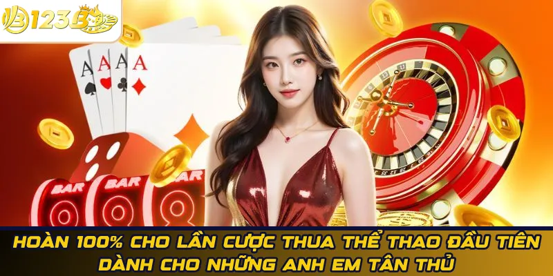 Hoàn 100% cho lần cược thua thể thao đầu tiên dành cho những anh em tân thủ