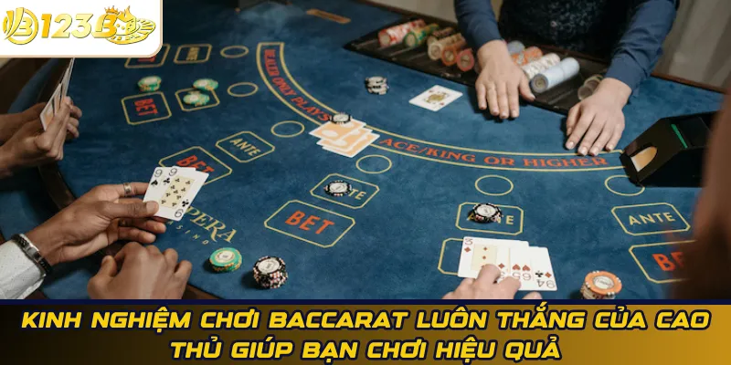 Kinh nghiệm chơi baccarat luôn thắng của cao thủ giúp bạn chơi hiệu quả
