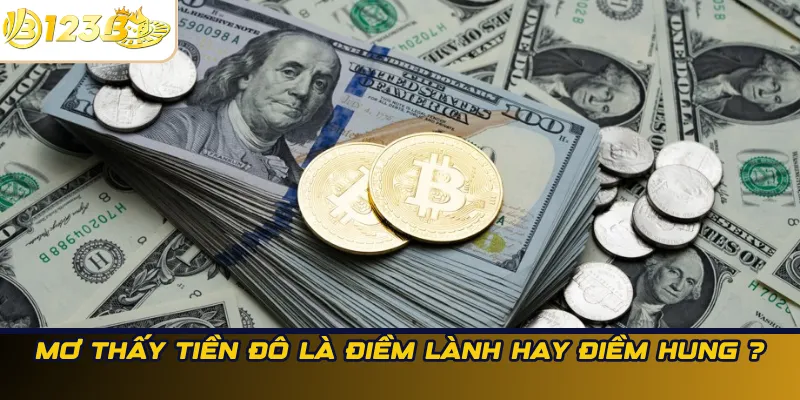 Mơ thấy tiền đô là điềm lành hay điềm hung ?