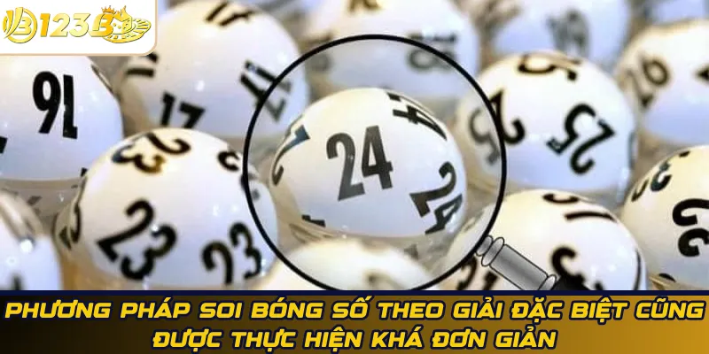 Soi bóng số theo giải đặc biệt