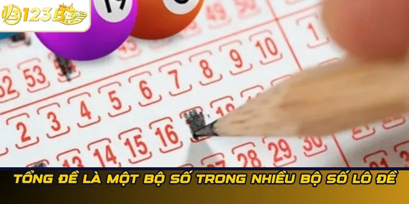 Tổng đề là một bộ số trong nhiều bộ số lô đề