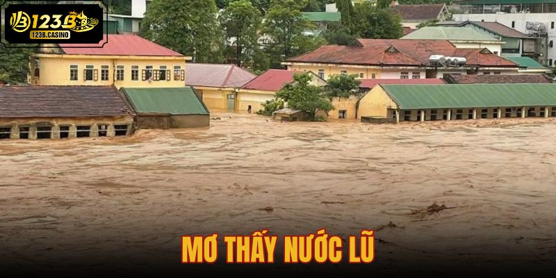 mơ thấy nước lũ