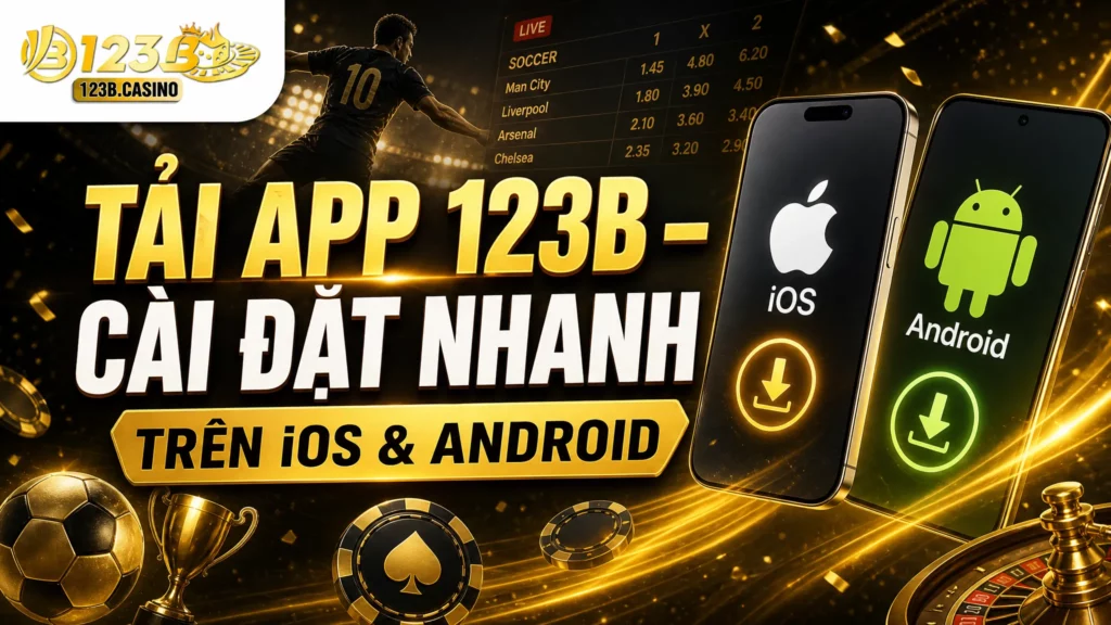 Tải App 123B – Cài Đặt Nhanh Trên iOS & Android